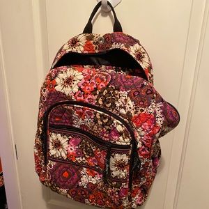 Vera Bradley Rosewood Pattern Backpack
